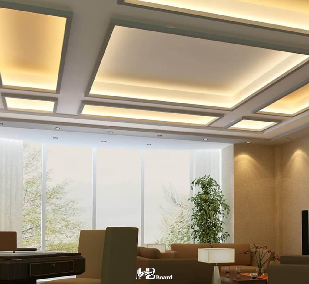 پانل های اکسیدمنیزیم به عنوان سقف کاذب-اچ بی بورد