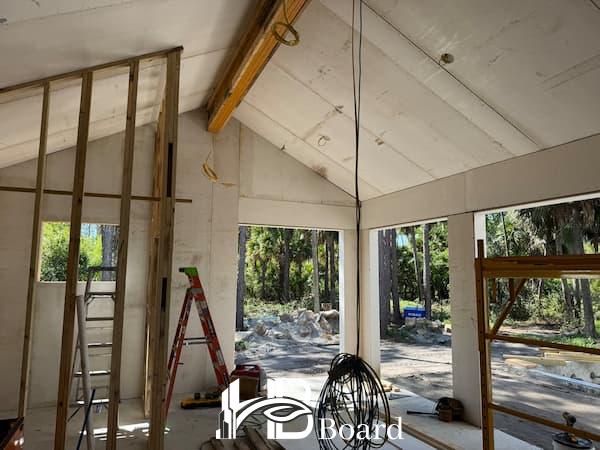 اجرای ساختمان سبز با پانل MgO-اچ بی