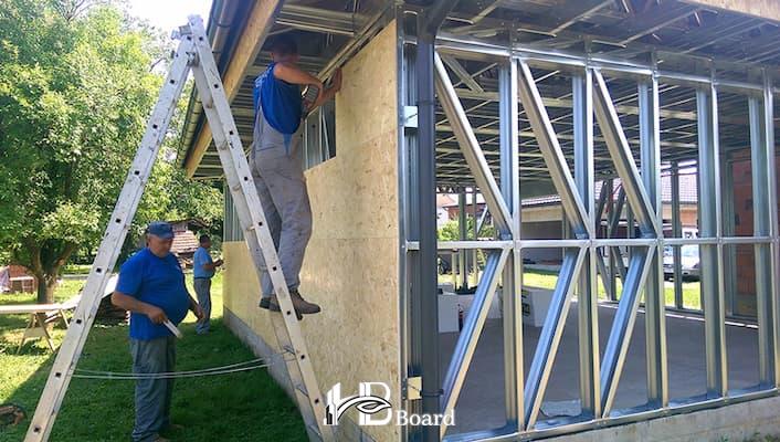 نحوه اجرای سیستم ساخت و ساز خشک در ساختمان-اچ بی بورد
