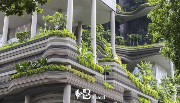 ساختمان سبز با پنل های اکولوژیک - اچ بی بورد