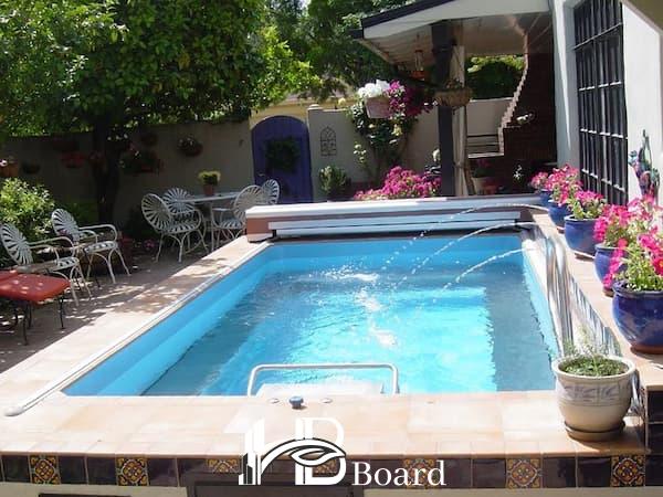 نصب پانل mgo عایق رطوبت برای استخر-اچ بی