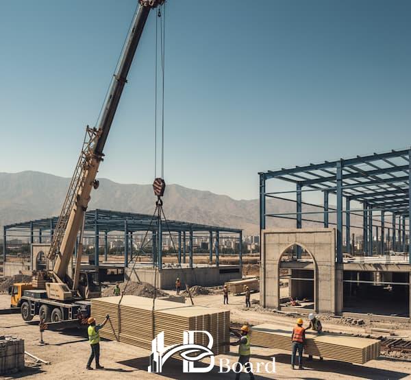 حمل ساندویچ پانل در پروژههای ساختمانی- اچ بی