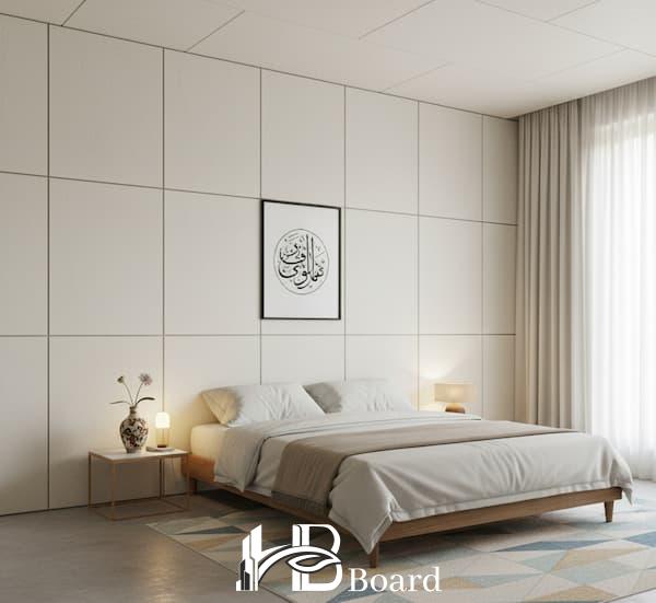 عایق ضدصدا دیوار اتاق خواب با پانل MgO-اچ بی